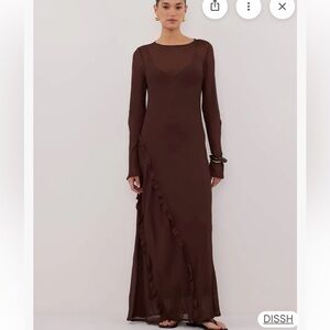 DISSH Long Sleeve Maxi Dress